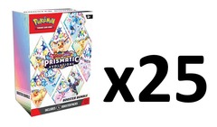 Pokemon SV8.5 Prismatic Evolutions Booster BUNDLE CASE (25 Booster BUNDLES)